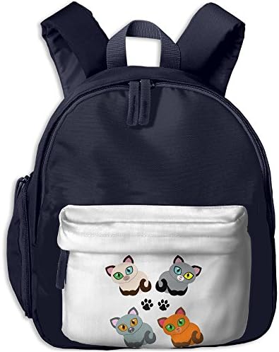 White Orange Grey Dark Gery Four Bear Casual Multipurpose 12.5"x10.5"x4" Adjustable Anti-abrasion Oxford Cloth Material Trip Girls Boys Insulated Backpack Shoulders Backpack