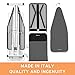 Reliable The Board 300LB 2-in-1 Pressing Table and Ironing Board with 2 Covers, 19 in. x 60 in - 67in Extended Length, Laundry Rack, Ironing Station, Heavy-duty Tube Frame - Made in Italy