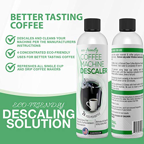 Eco Friendly Descaler Liquid Descaling Solution for Keurig, Nespresso