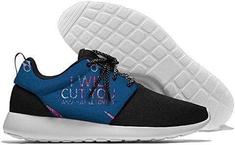 I Will Cut You Funny Hairdresser Colortone Men's Fashion Athletic Lightweight Slip-On Loafer Shoes