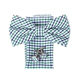 DBC3C03 Multi Checkered Gift Microfiber Bow Tie Hanky Cufflinks Set By Dan Smith