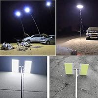  AIUSD Clearance , Telescopic COB Rod LED Fishing Outdoor Camping Lantern Light Lamp Hiking BBQ