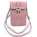 Luxury Matte PU Leather Mini Crossbody Single Shoulder Bag Cellphone Pouch Wallet Case for iPhone X 8 7 6 Plus 5S 4 Samsung Galaxy S5/S4/S3