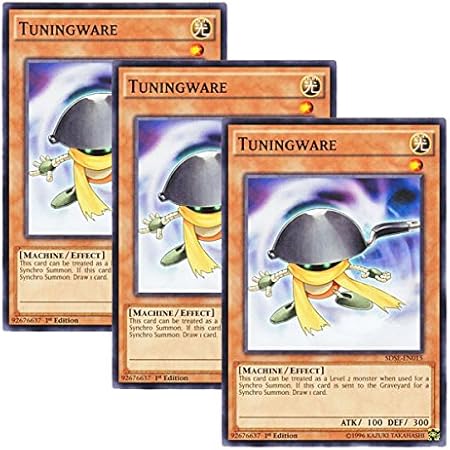 Amazon 3枚セット 遊戯王 英語版 Sdse En015 Tuningware チューニング サポーター ノーマル 1st Edition トレカ 通販