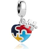 SBI Jewelry Autism Charm Compatible with Pandora Bracelet for Women