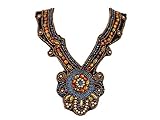 Alilang Tribal Ethnic Colorful Beaded Bib Statement Necklace