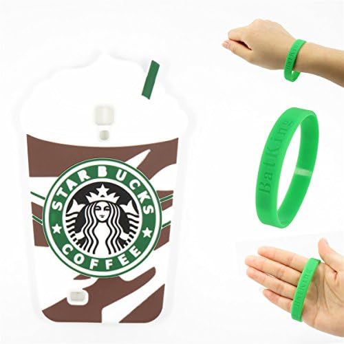 S4 Case,Galaxy S4 Case,Galaxy S4 Silicone Case,Bat King Cartoon Starbucks Chocolates Ice Cream Silicon Gel Rubber Case Cover Skin for Samsung Galaxy S4 i9500