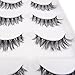 Start 5 Pair Crisscross Natural Make Up Long Soft Dense False Eyelashes