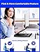 Laptop Stand, Adjustable Laptop Stand Riser, Foldable Desktop Notebook Holder Mount, Adjustable Eye-Level Ergonomic Design, Portable Laptop Riser for Computer PC Tablet Phone, Multi-Angle EURPMASKthumb 2
