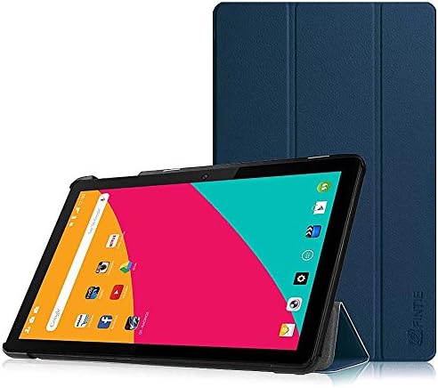 FINTIE Dragon Touch X10 / 10.6" Fusion5 108 Slim Shell Case - Super Thin Lightweight Stand Cover for Dragon Touch X10 10.6 inch / Fusion5 10.6 inch 108 Octa Core Android Tablet, Navy