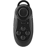 FOSA Mini Bluetooth Game Controller Joystick, Portable Remote Gamepad Selfie Timer Camera Shutter Bluetooth Mouse for Mobile Phones, Tablets, Computers, TV