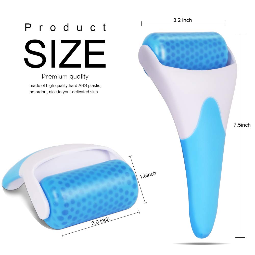 Ice Roller, Teenitor Face Massager For Face & Eye Puffiness TMJ Migraine Pain Relief Therapy Cold Freezer Tighten Skin Care Products: Beauty