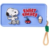 MINISO Snoopy Makeup Bag, Waterproof Silicone Cosmetic Organizer Pouch | Cute Toiletry Bag for Skincare &amp; Makeup Brushes, Travel Essentials Make up Pouch for Purse, Snoopy Gift For Women Teen Girls