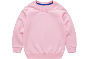RUKOSU Toddler Kids Baby Boy Girl Long Sleeve Sweatshirt Casual Shirt Thin Pullover Infant Crewneck Sport Tops