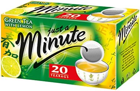 Just a Minute, Green Tea with Lemon, 28 g (Pack of 2 units) / by KK