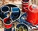 GSI Outdoors Percolator Coffee Pot | Enamelware Campfire Coffee Boiler Kettle for Outdoor Camping Cookware, Cabin, RV, Kitchen, Hunting & Backpacking