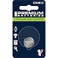 Premium CR1612 Battery Lithium 3V Coin Cell - Japanese Engineered High Capacity Batteries (1 Pack)
