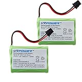 URPOWERÂ® 2 Packs 3.6v 800mAh Home Phone Battery for Uniden Bt-1001 Bt1001 Bt-1004 Bt1004 Bt-909 Bt909 Dect 1500 Tru-12803 Tru-9260 Tru-9360 Dantona Batt-909 Batt909 Empire Cph464b Panasonic Pp102