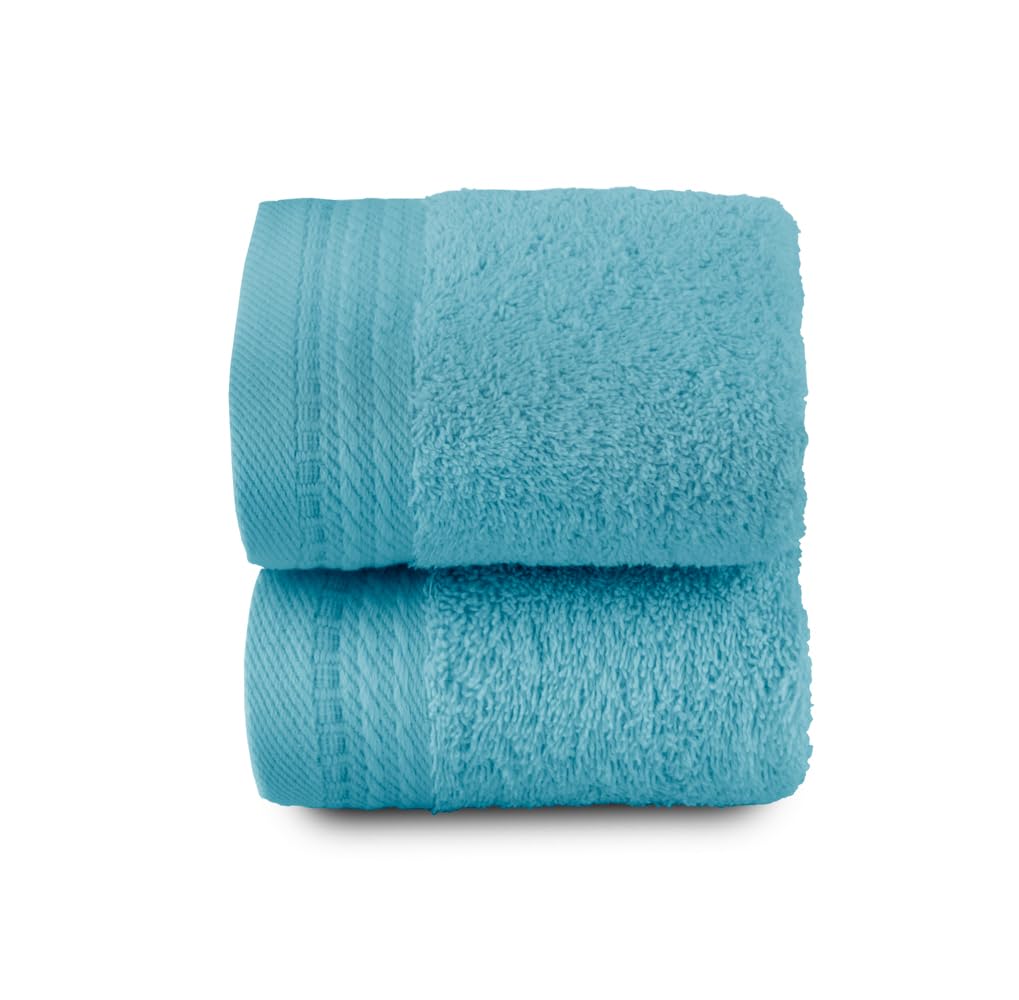 Top Towel - Set of 2 Bidet Towels - Bath Towels - Small Towels - 100% Combed Cotton - 600 g/m2 - Measure 30 x 50 cm - AGUAMAR