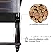 VASAGLE Lift-Top Coffee Table with Turned Real Wood Legs and Lower Shelf, 2 Hidden Storage Compartment, Assembly Without Tools for Living Room Home Office Dining Country Brown ULCT14GL