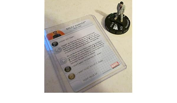Amazon Com Marvel Heroclix Avengers Movie Bruce Banner 013