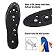 GAOAG Acupressure Massage Insoles Foot Magnet Therapy Reflexology Pain Relief Shoe Insoles … (Black, US Men(8.5-11) Women(9.5-12) …)