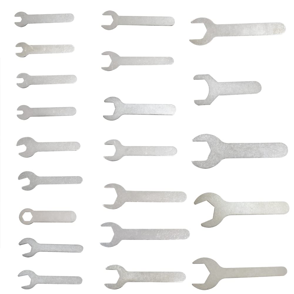 Lotatheta 1.5-2mm Brake Wrench Kit - 21 Sizes 4-24mm, Adjusting Offset Bolts, Cone Wrench, Cycling Tool