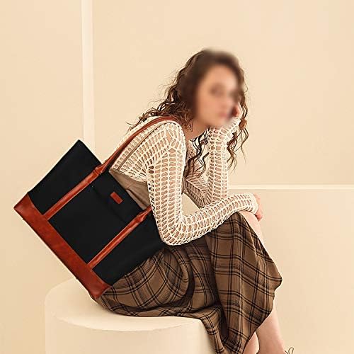 Woman Laptop Tote Bag,USB Teacher Bag Large Work Bag Purse Fits 15.6 in Laptop 9 Woman Laptop Tote Bag,USB Teacher Bag Large Work Bag Purse Fits 15.6 in Laptop