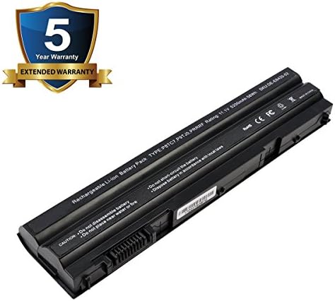 Dell Latitude E6420 5200mAh 65Wh new Laptop battery Compatible for E5420 E5520 E5430 E5530 E6520 E6530 2P2MJ T54FJ 12-1325 312-1165 M5Y0X PRV1Y[ 6cell 11.1V ]-18 Months Warranty