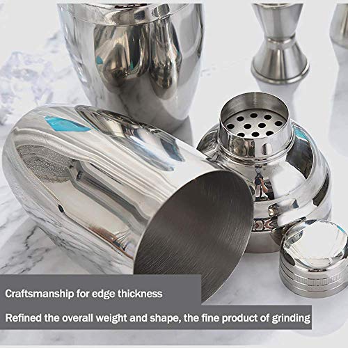 Bartending Making Kit,Barkeeper 17-teiliges Bar-Set Shaker Perfektes Heimwerkzeug mit Zubehör für EIN fantastisches… – Bild 3