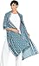 Coolibar UPF 50+ Women's Pesaro Border Sun Shawl - Sun Protective (One Size- Blue Spanish Mosaic)