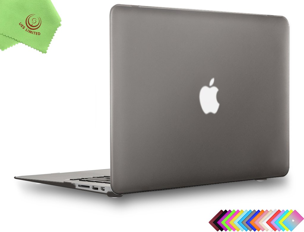 UESWILL Air 13 inch Case Smooth Touch Matte Hard Shell Case Cover Compatible with 2010-2017 MacBook Air 13 inch (Model A1466/A1369), Gray โ image 1