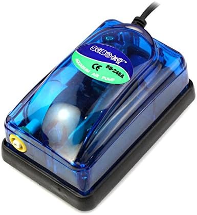 Aquarium Biochemical Sponge Filter Air Line Pipe Fish Tank Fry Shrimp Breeding Oxygen (Blue)
