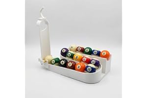 MiroCore Manual Pool Ball Rack Training Machine, Single Ball Fixed-Point Dispenser, Improves Accuracy & Cue Control, Efficien