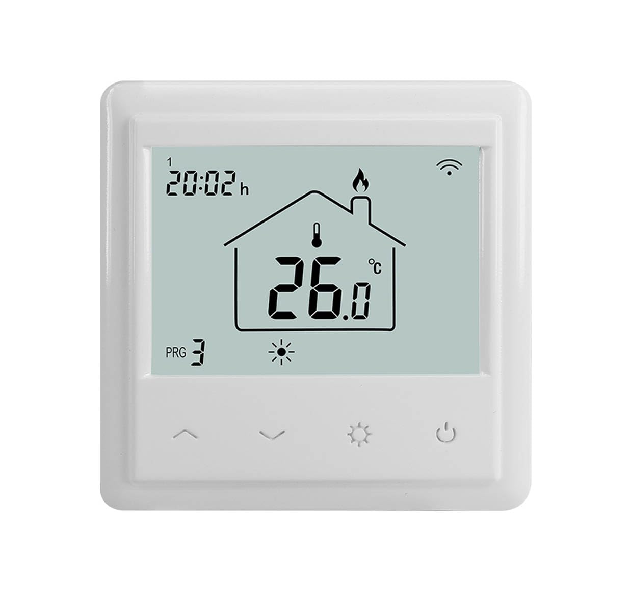 Lowenergie Digital Programmable Thermostat Underfloor Electric Heating 16A and External Sensor Cable