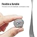 Wearable4U Milanese Magnetic Loop Quick Release Replacement Stainless Steel Watch Band Strap 18, 20 or 22mm (Silver, 20 mm)