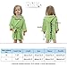 IDGIRL Toddler Dinosaur Cotton Bathrobe for Girls Boys 3-5 Years Green