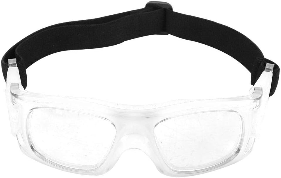 Basketball/Football Goggles, Explosionproof Sports Goggles with Adjustable Strap for Outdoor Sports(White) : Sports & Outdoors
