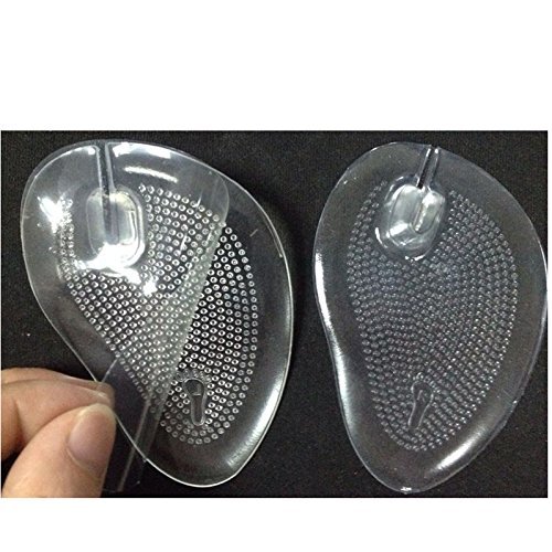 Ushoppingcart 1Pairs Self-Adhesive Soft Silicone Thong Sandals flip-flop Gel Inserts Forefoot Cushions Insoles Antislip Shoes Grip Pads for Personal Foot Care Toe Protectors