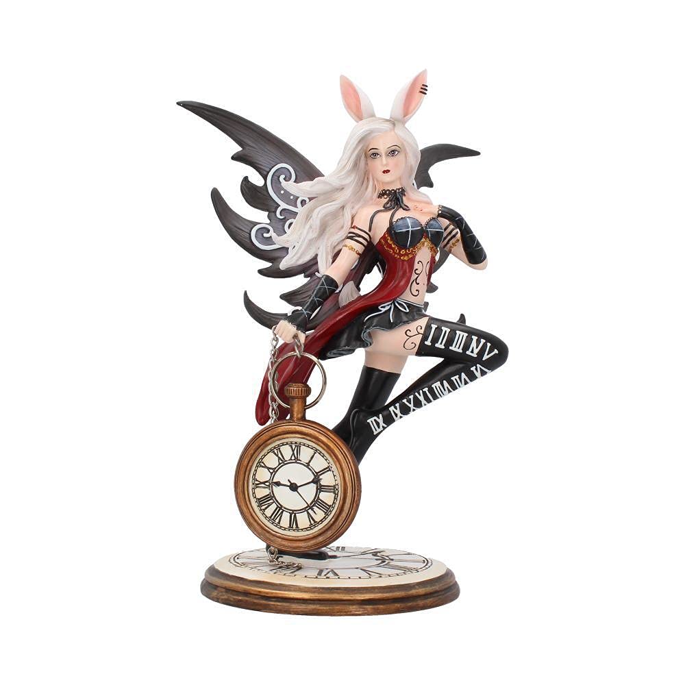 Nemesis Now Rabbit 20cm Figurine, Resin, White, One Size