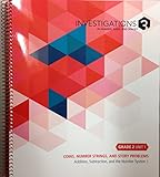 Spiral-bound Pearson - Investigations 3 in Number, Data, and Space - Grade 2 / Unit 1 - Common Core Edition Book