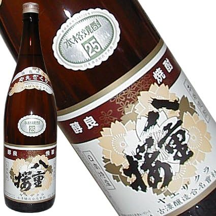 Amazon Co Jp 八重桜 芋焼酎 25度 1 8l 食品 飲料 お酒
