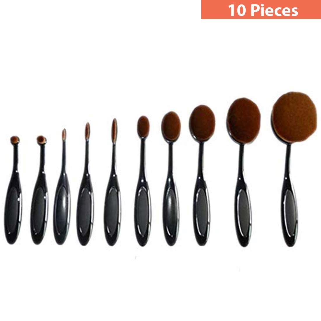 Best Oval Makeup Brush Set Hair Brush Straightener