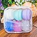 Empty Cosmetic Containers with Lids 20g Plastic Small Refillable Travel Bottle Leak Proof Round Clear Jars Tsa Approved Environmental Perfect for Slime, Samples, Lotion, Creams and More