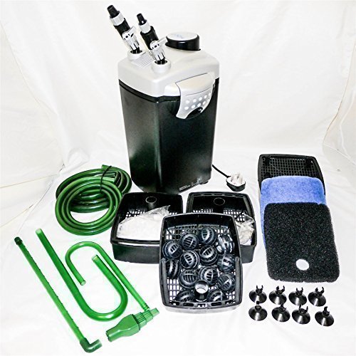 Hidom External Aquarium Canister Filter System 28w 1200 LPH - EX-1200 - Media Included