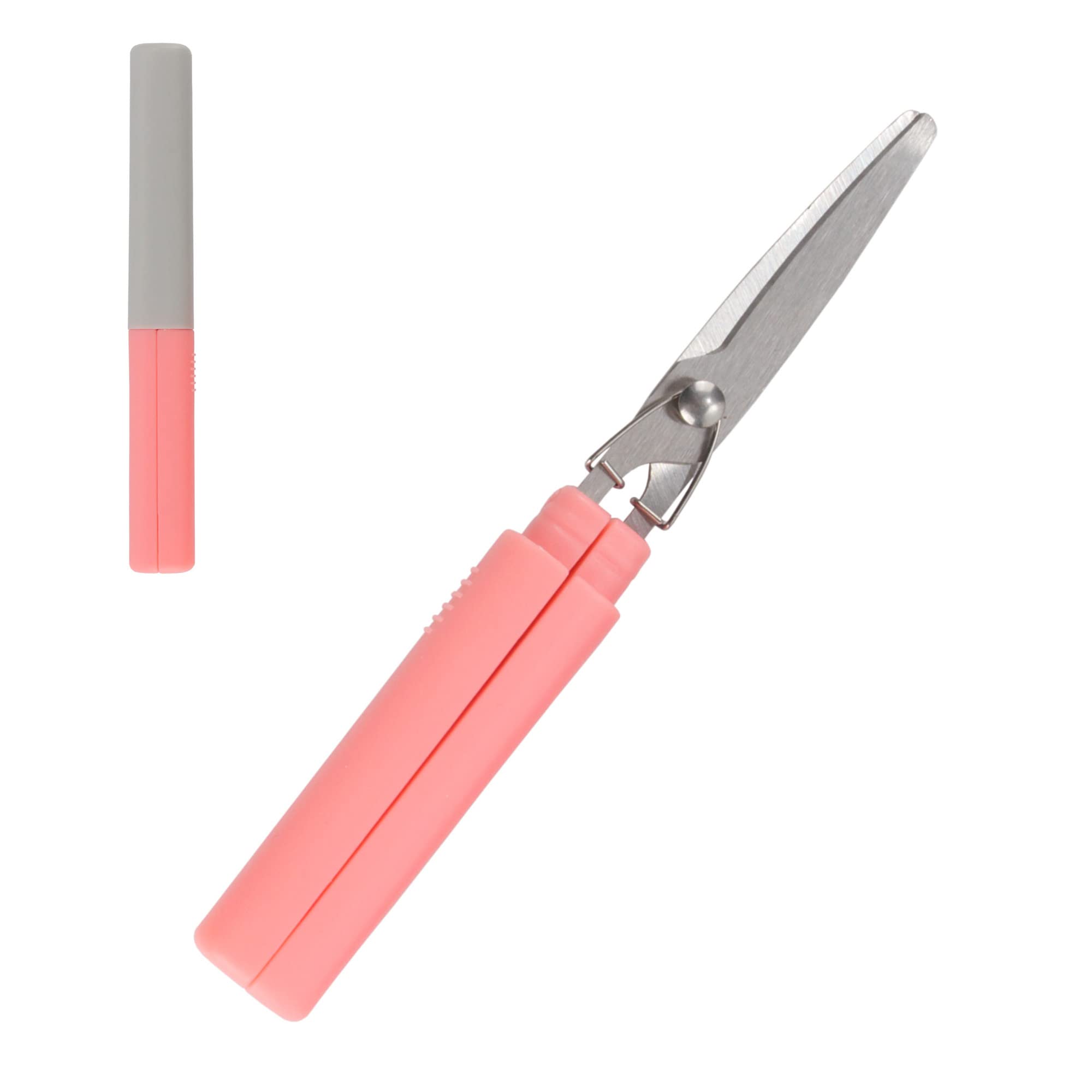 Mini Pen Portable Travel Scissors - Pink - 1 Pair