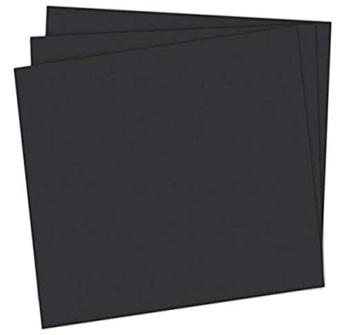 Photo 1 of School Smart Railroad Poster Board Paper, 22 x 28 Inches, 4-Ply, Black, Pack of 25