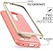 LG K10 Case, ATUS -- Slim Dual Layers [ Shockproof ] Textured Pattern Grip Cover + Screen Protector and Stylus Pen (Coral Pink/Gold)