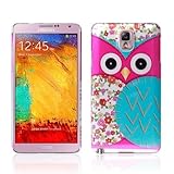 FiveBox For Samsung Galaxy Note 3 N9000 - Hard Case Design Cover - Owl