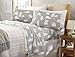 Home Fashion Designs Flannel Sheets Twin Winter Bed Sheets Flannel Sheet Set Grey Polar Bears Flannel Sheets 100% Turkish Cotton Flannel Sheet Set. Stratton Collection (Twin, Grey Polar Bears)